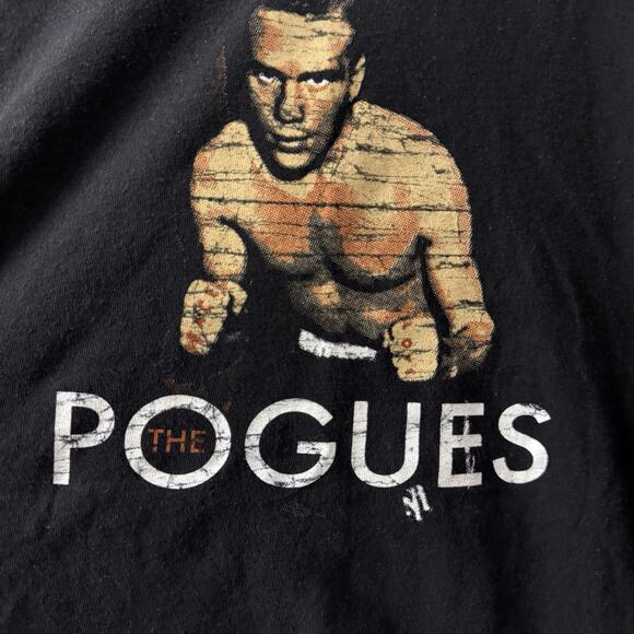 Vintage 2000s The Pogues Peace and Love Tour T Shirt XL Shane MacGowan Punk Y2K - Picture 4 of 5